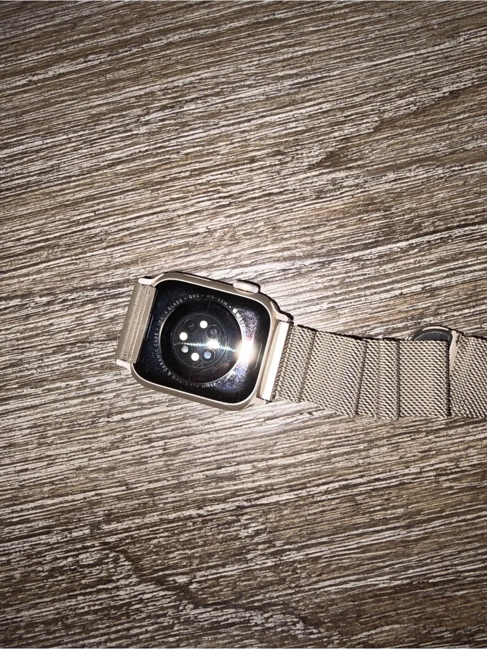 Apple Silver Stainless Mesh Band Smartwatch